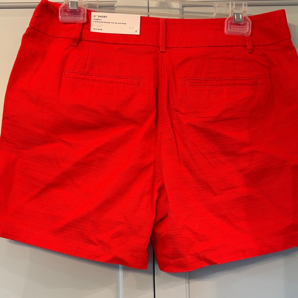 LOFT Vivid Red Women's Shorts - Picture 2 of 5